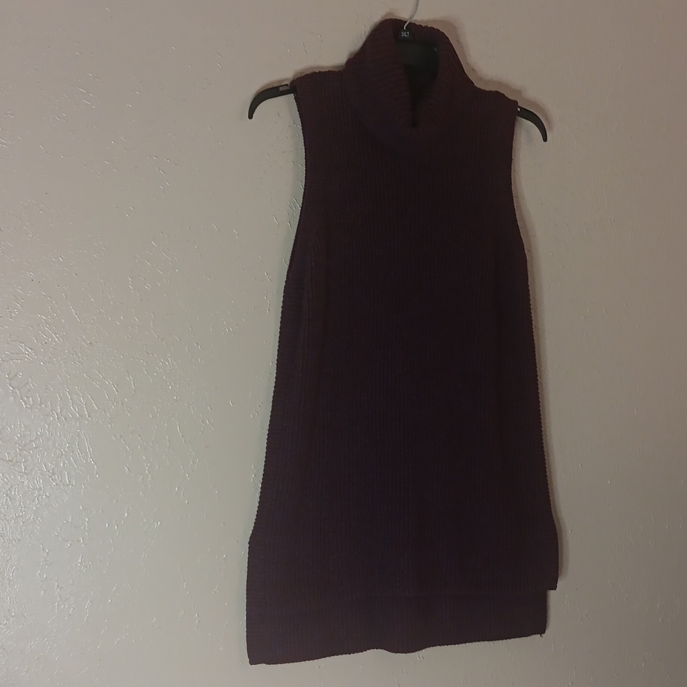 MERONA cowl neck sleeveless  long knitted sweater shirt beautiful size XL 💕